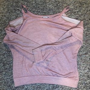 Off the shoulder long sleeve